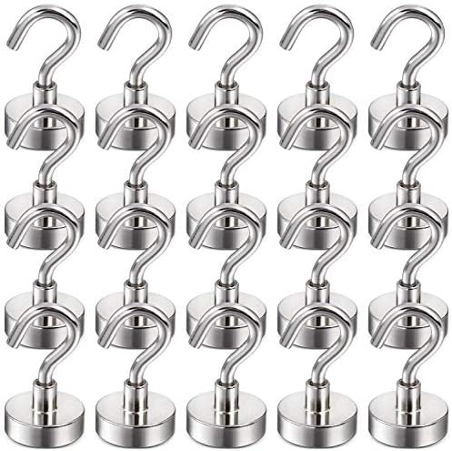 DIYMAG Magnetic Cruise Hooks, Strong Magnet Hooks for Kitchen, Home, Workplace, Office and Garage... | Amazon (US)