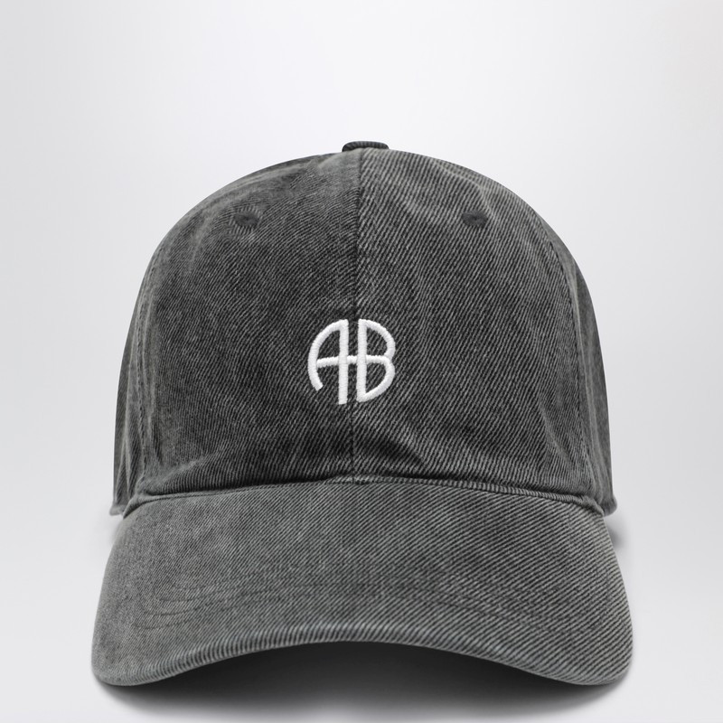 Vintage-effect grey baseball cap | The Double F