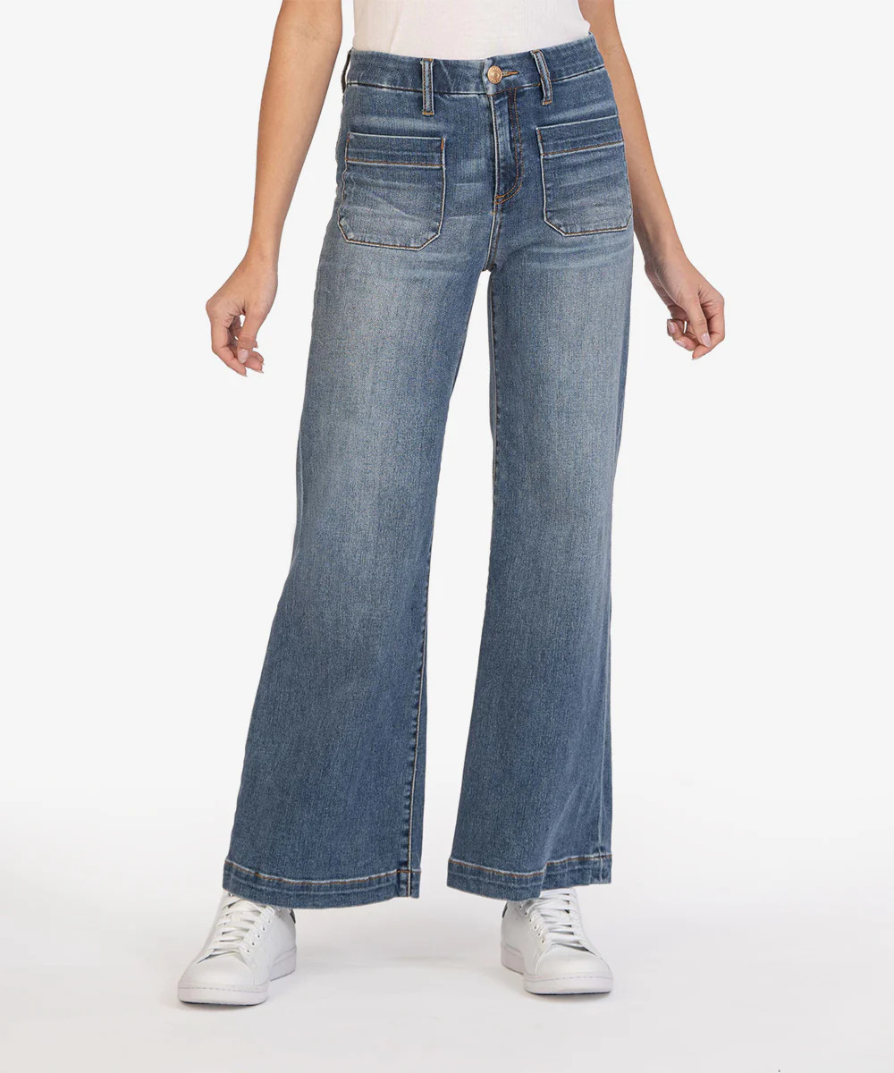 Meg High Rise Wide Leg (Clear Wash) - Kut from the Kloth | Kut From Kloth