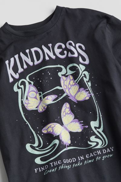 Oversized printed T-shirt | H&M (UK, MY, IN, SG, PH, TW, HK)