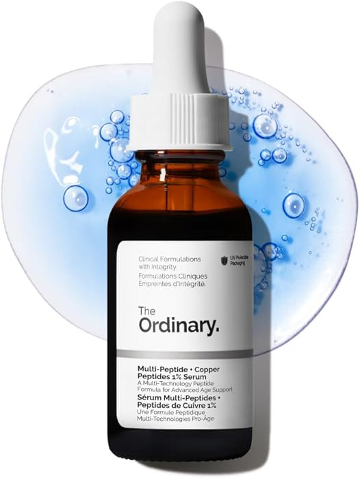 The Ordinary Multi-Peptide + Copper Peptides 1%, Anti-Aging Serum for Fine Lines and Skin Elastic... | Amazon (US)