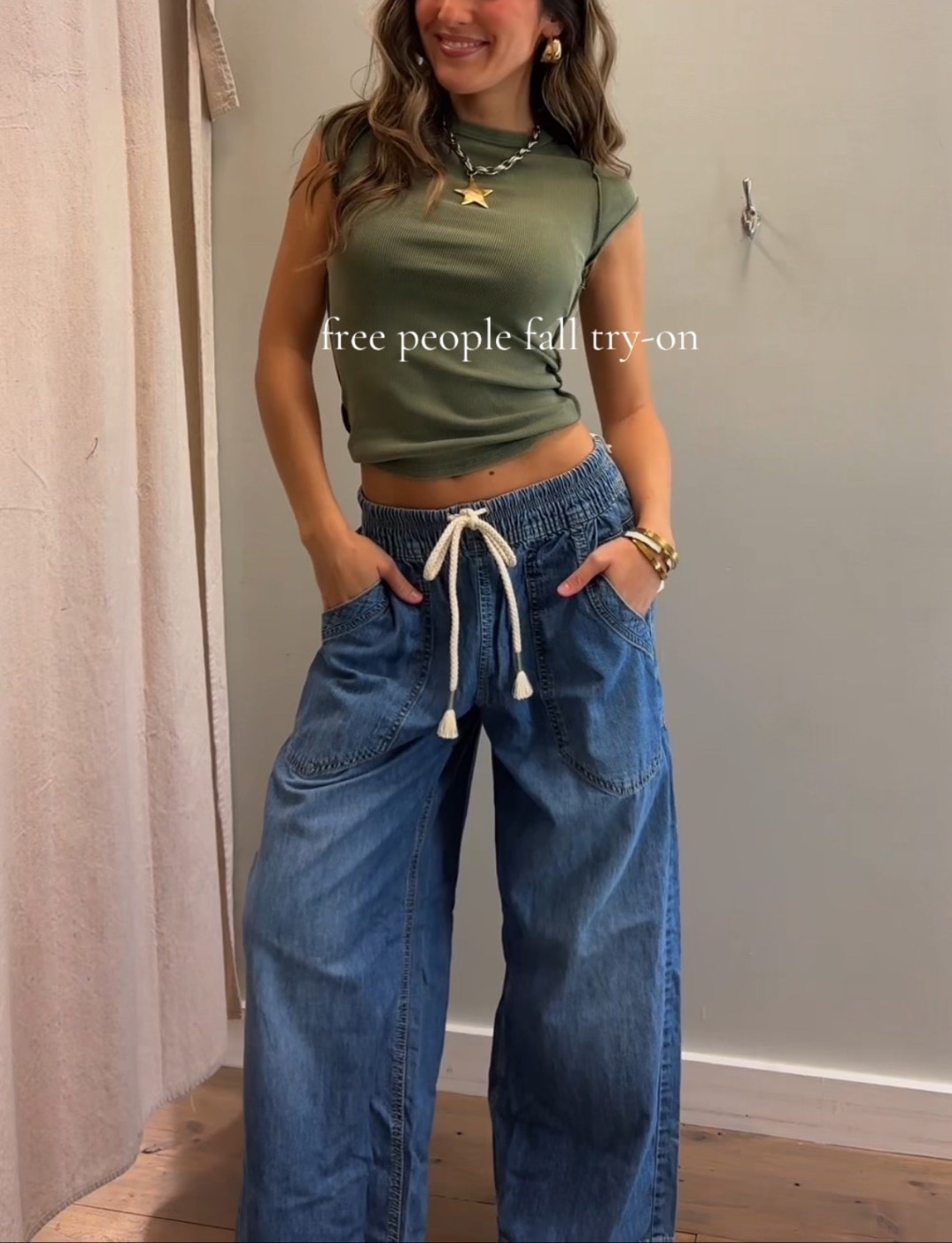 Free People pre-fall outfit inspo! 
I’m 5’2 wearing an XS in the jeans and top! 

#freepeople #falloutfit #outfitinspo 

#LTKFindsUnder50 #LTKStyleTip #LTKFindsUnder100