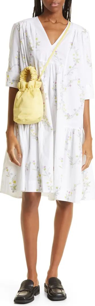 Floral Organic Cotton Shift Dress | Nordstrom