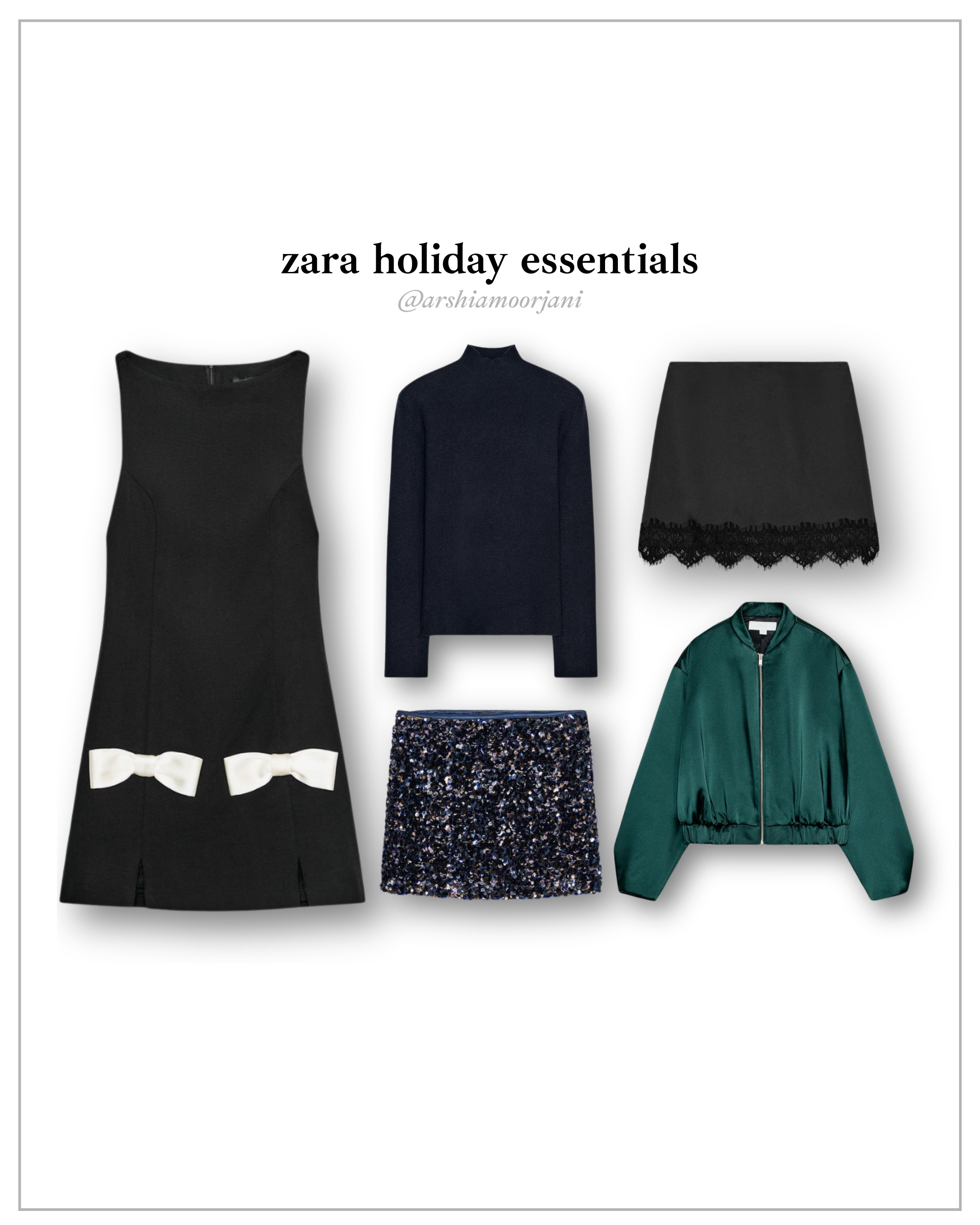 The cutest holiday pieces from @zara 

 