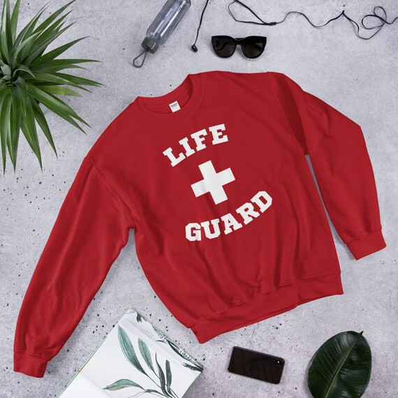 Lifeguard Sweatshirt | Cute Lifeguard Halloween Costume | Easy Halloween Costume | Summer Sweatsh... | Etsy (US)