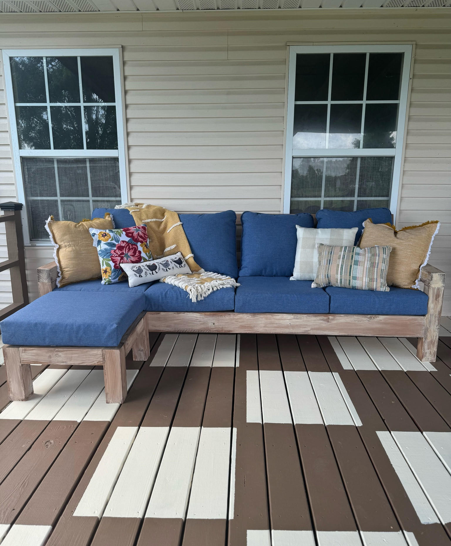 DIY couch build! Here are the cushions and pillow links! Free build plans and video is on YT at sasserhouse

#LTKHome #LTKSeasonal #LTKParties