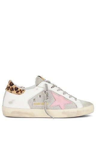 Super-Star Sneaker in Light Silver, White, Brown, & Black Leopard | Revolve Clothing (Global)