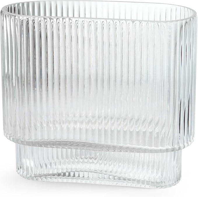 Bfttlity Clear Glass Vase Glass Vases for Flowers Clear Vase for Living Room Dining Table Entrywa... | Amazon (US)