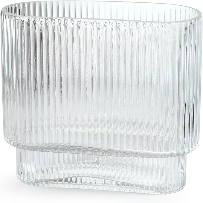 Bfttlity Clear Glass Vase Glass Vases for Flowers Clear Vase for Living Room Dining Table Entrywa... | Amazon (US)