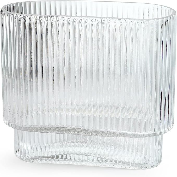 Bfttlity Clear Glass Vase Glass Vases for Flowers Clear Vase for Living Room Dining Table Entrywa... | Amazon (US)