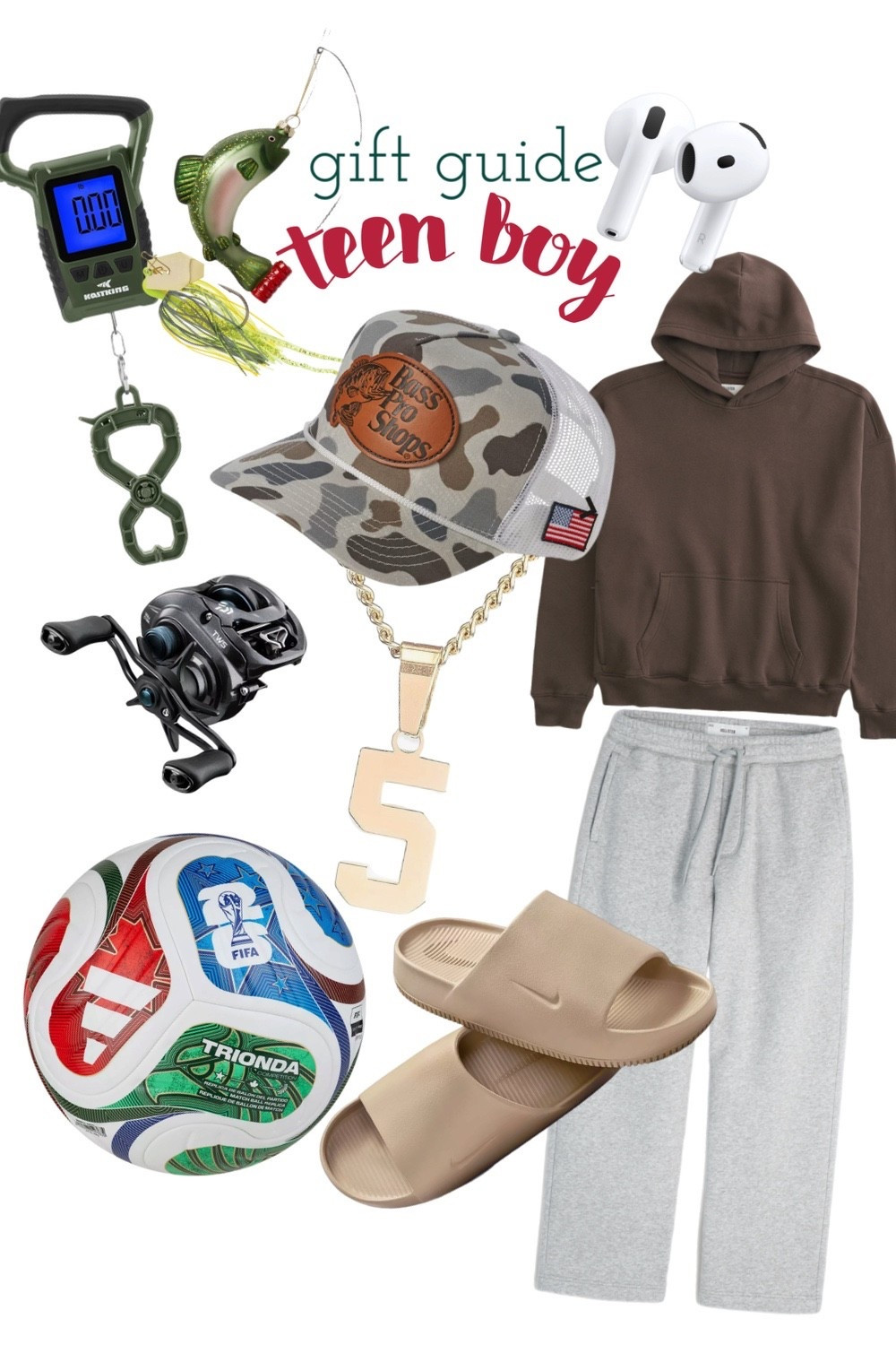 Christmas Gift Guide for a Sporty Teen - basically everything on Carter’s wish list. 🎣⚽️🎅🏻 

#LTKGiftGuide #LTKHoliday #LTKKids