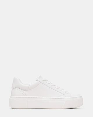 Steve Madden Women's Holli Lace-Up Sneakers - White - Size 6 - Leather | Steve Madden (US)