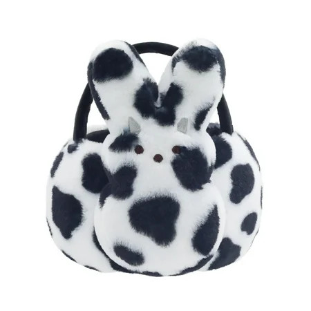 PEEPS® Bunny Spotted Cow Print Plush Easter Basket | Walmart (US)