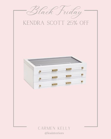Kendra Scott, jewelry box, accessories, earrings, necklaces, bracelets 

Large Antique Brass Jewelry Box in White Lacquer

#LTKworkwear
#LTKover40

#LTKHoliday #LTKCyberWeek #LTKGiftGuide