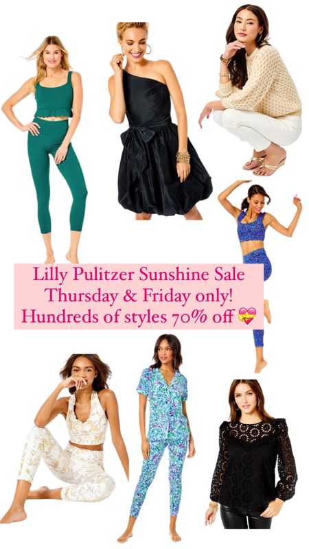Lilly Pulitzer Sunshine Sale! ☀️ 
January 5 - 6th only. Hundreds of styes
up to 70% off 💝


#LTKunder50 #LTKsalealert #LTKunder100