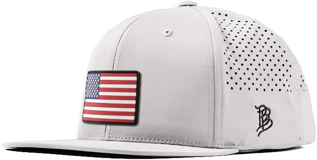 Branded Bills Old Glory PVC Flat Performance, Snapback Closure, Lightweight, Comfortable Baseball... | Amazon (US)