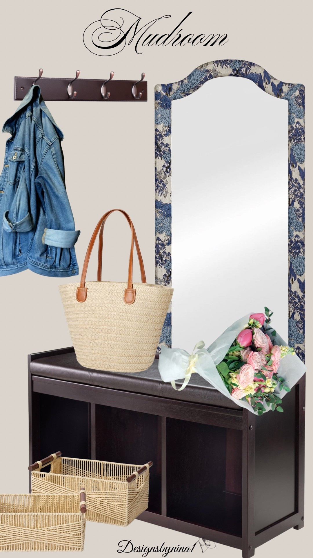 Stylish & Functional Mudroom Inspiration! 🤎🩵

Entryway Organization | Mudroom Essentials | Transitional Decor | Bench | Wall Mirror | Hooks | Baskets | Blue & Brown Decor  | Home Refreshh


#LTKHome
