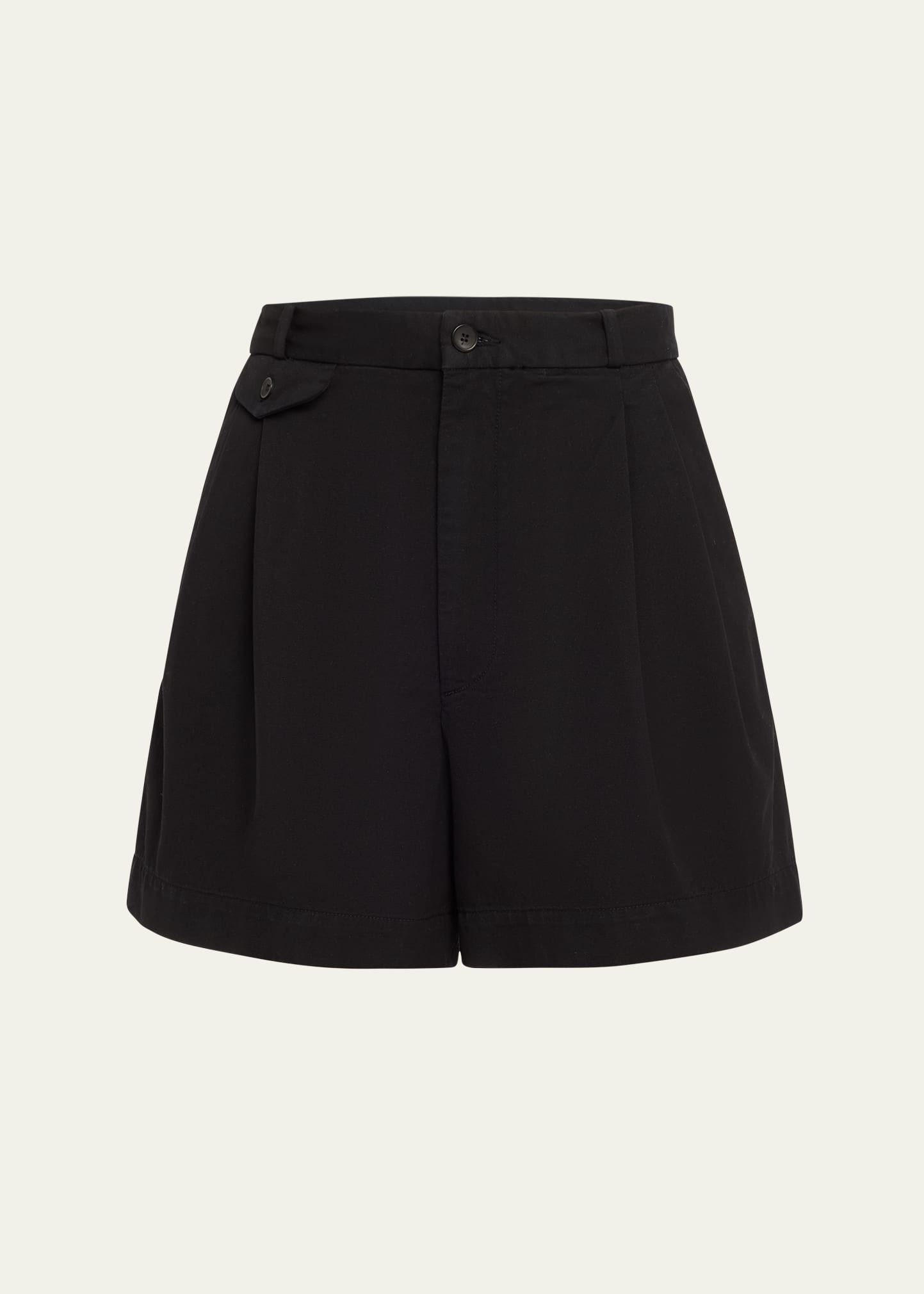 AGOLDE Becker Denim Trouser Shorts | Bergdorf Goodman