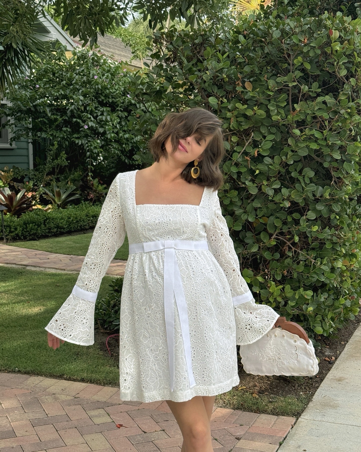 Almost at the finish line! Will I make it or go into early labor this week? 🤍 (sized up for the dress, wearing a medium)

#LTKBump #LTKBaby