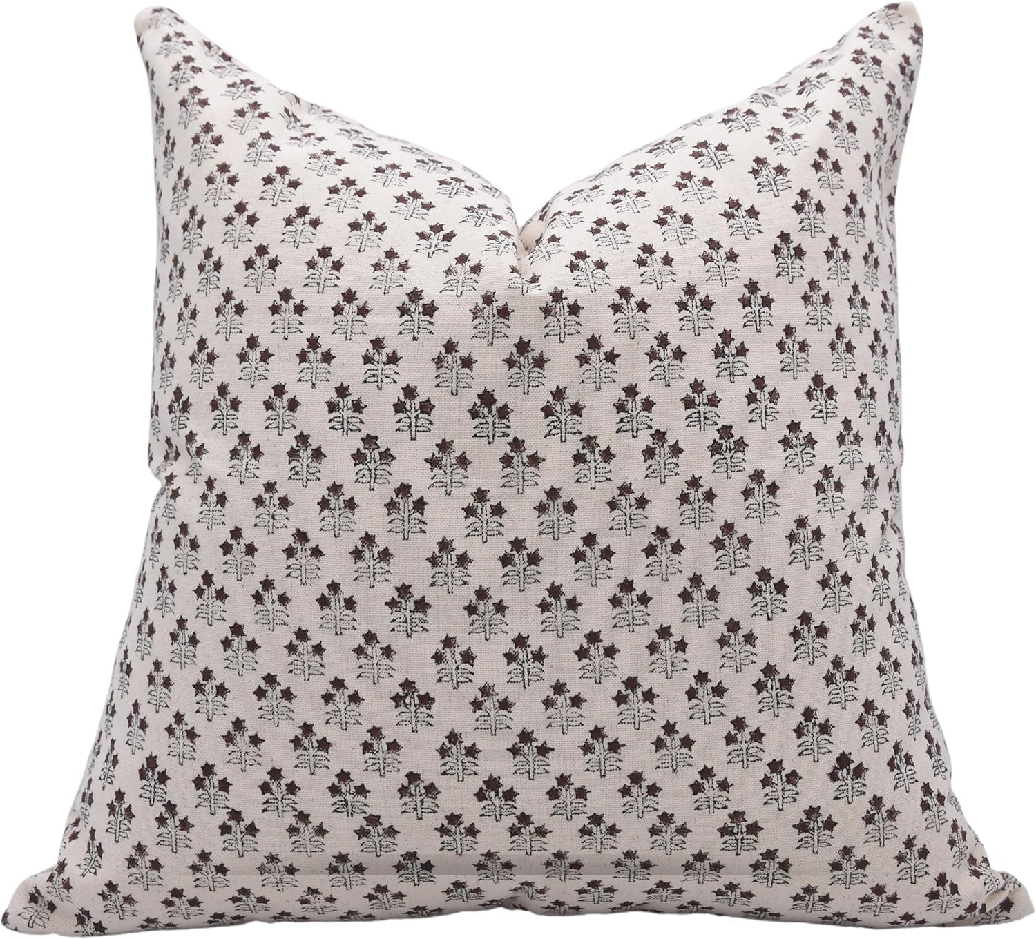 Block Print Duck Canvas 20X20 Throw Pillowcase Cushion Cover with Zipper for Sofa, Couch and Bed,... | Amazon (US)