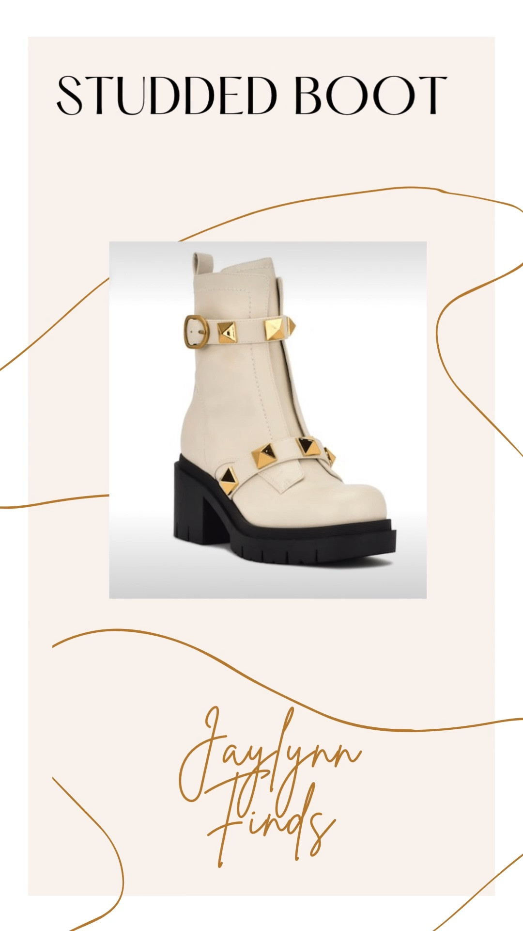 Ultimate boot #boots #chunkyheel #studdedboot #boot#bootie #combatboot #whiteboot #neutralboot 

#LTKFind #LTKGiftGuide #LTKshoecrush