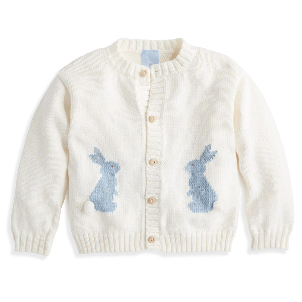 Intarsia Hare Pierre Cardigan | bella bliss 