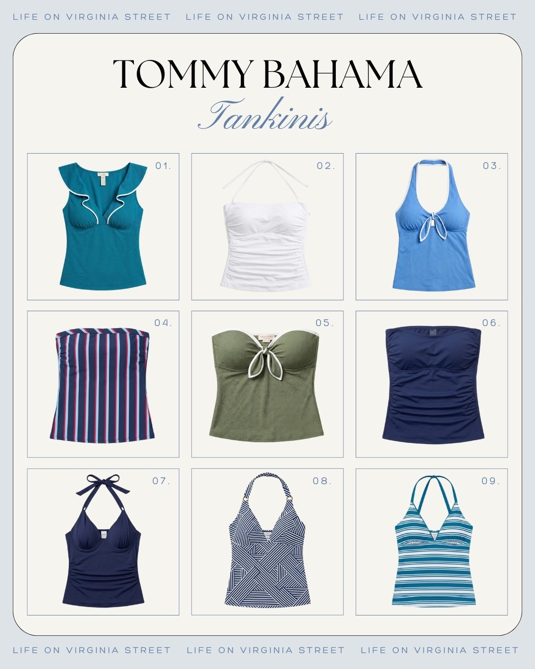 Tommy Bahama tankinis 🙌🏻🙌🏻



#LTKspring #LTKTravel #LTKSwim