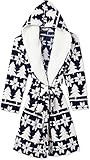 Vera Bradley womens Plush Fleece Robe, Nordic Forest Stripe, Small-Medium US | Amazon (US)