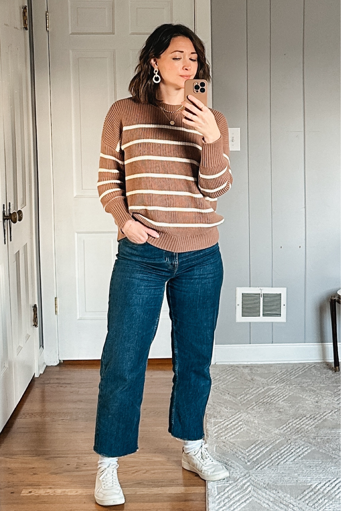 Casual holiday outfit idea that’s comfy and practical for moms.
Everything is on sale! 
earrings are seladesigns.com

#LTKFindsUnder100 #LTKCyberWeek #LTKSaleAlert