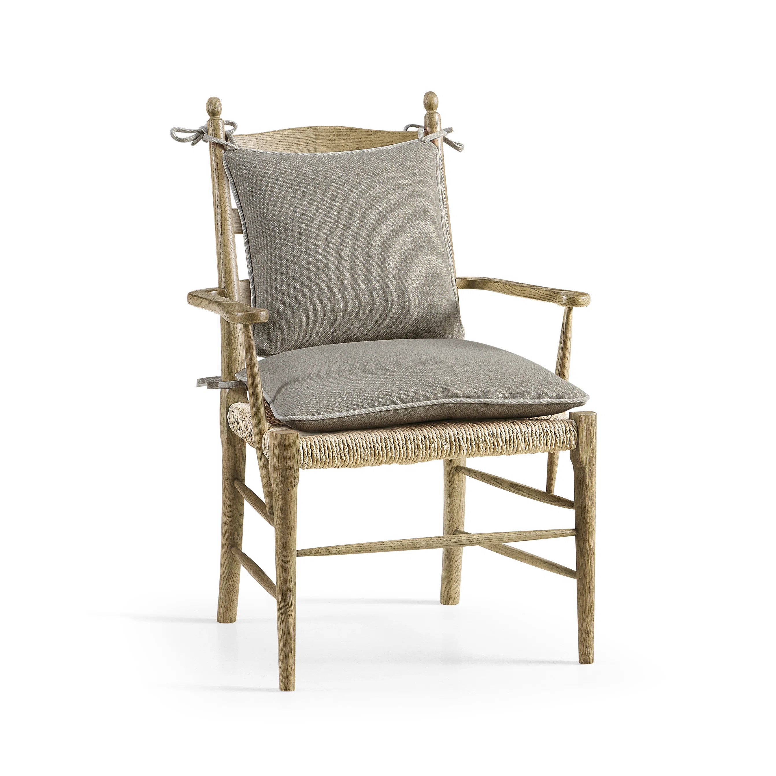 Doppler 19'' H Fabric Upholstered Oak Armchair | Wayfair North America
