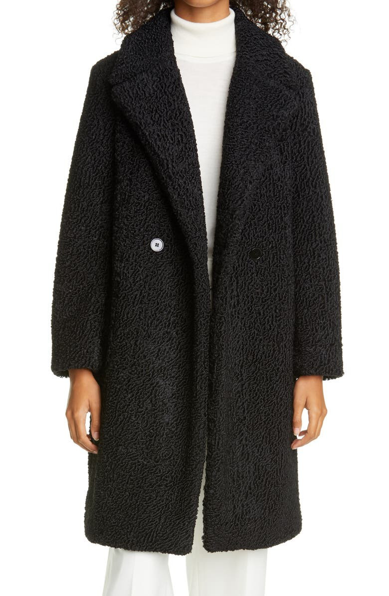 Astrakhan Faux Fur Coat | Nordstrom