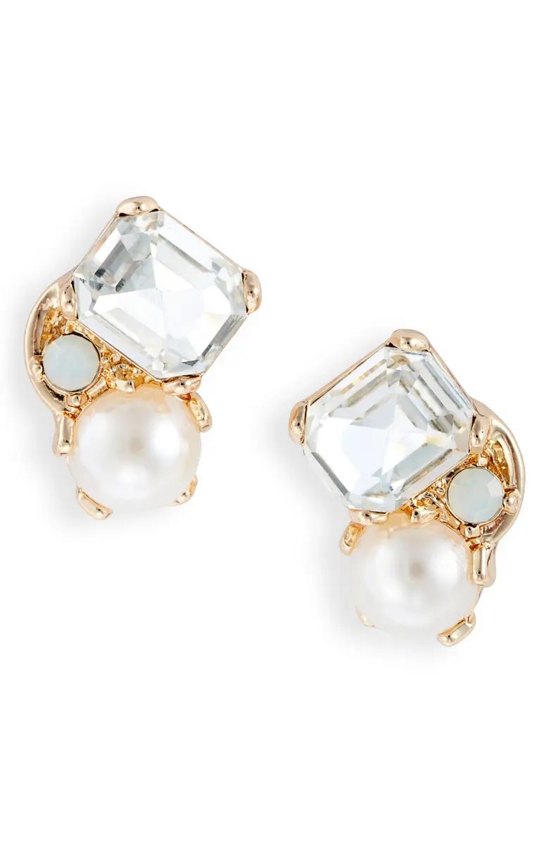x Jenn Im Calistoga Imitation Pearl Stud Earrings | Nordstrom