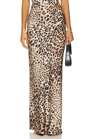 MISA Los Angeles Sierra Skirt in Leopard Print from Revolve.com | Revolve Clothing (Global)