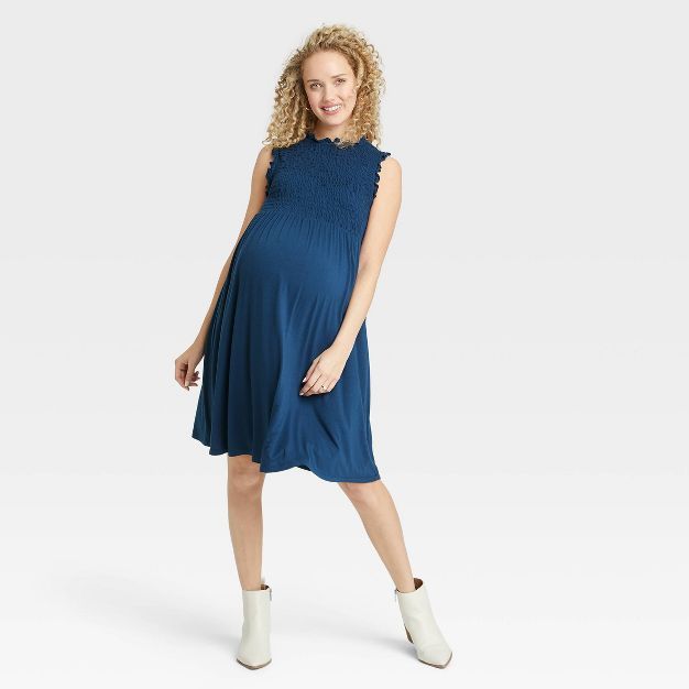 The Nines by HATCH™ Sleeveless Smocked Jersey Maternity Dress | Target