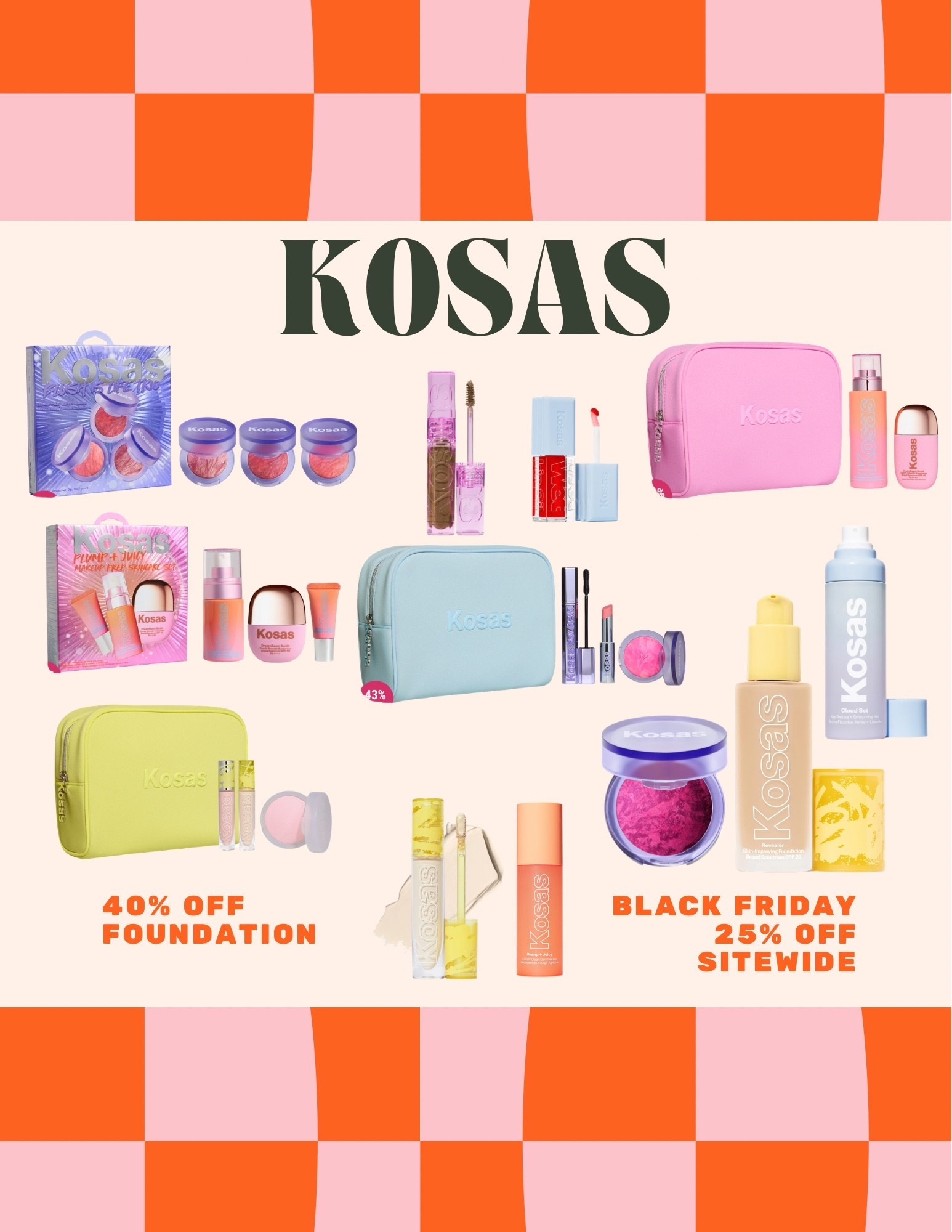 Kosas Black Friday deals are too good to miss 😍
✔️ 40% off foundation
✔️ 25% off sitewide
Rounded up all the best-sellers + must-grab sets on major discount. Perfect time to restock or try something new!




#BlackFridayBeauty #Kosas #Gifts #Giftideas #Giftsforher #Christmas #Christmasgifts #Christmasgiftsforher
#LTKGiftGuide #GiftGuide #Beauty #Kosas @Kosas 

#LTKBeauty #LTKFindsUnder50 #LTKCyberWeek