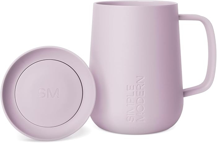 Simple Modern Voyager Signature Mug | Travel Coffee Tumbler with 360° Lid and Handle | Ceramic-L... | Amazon (US)