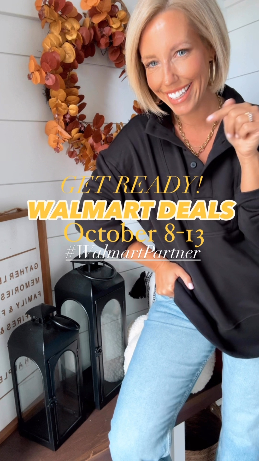 Get ready and prep your carts now!!! @Walmart Deals are happening October 8-13!!!! #WalmartPartner #WalmartDeals Up to 30% off tech, shoes, and kitchen!!! Up to 40% off fashion! Up to 60% off beauty and up to 70% off luggage!!!! Deals go live October 8 12pm ET!

#LTKVideo #LTKFallSale #LTKSaleAlert