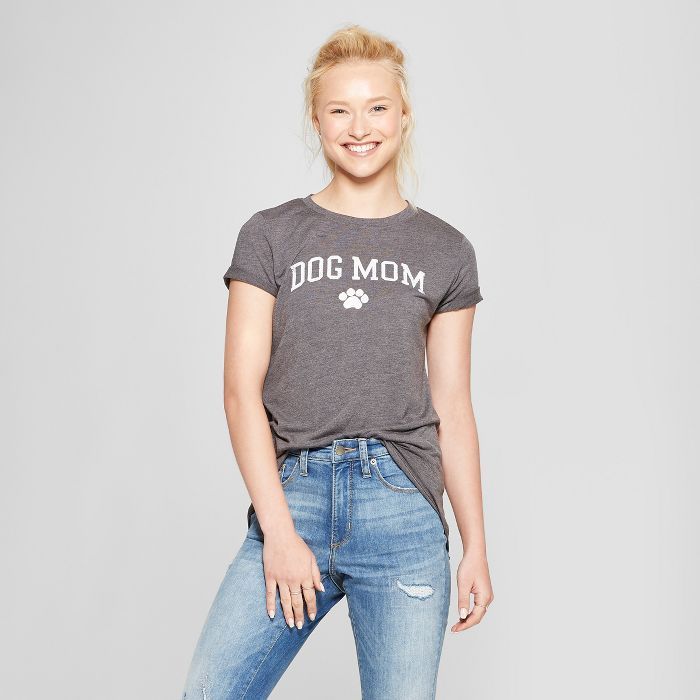 Women's Dog Mom Short Sleeve Graphic T-Shirt | Target