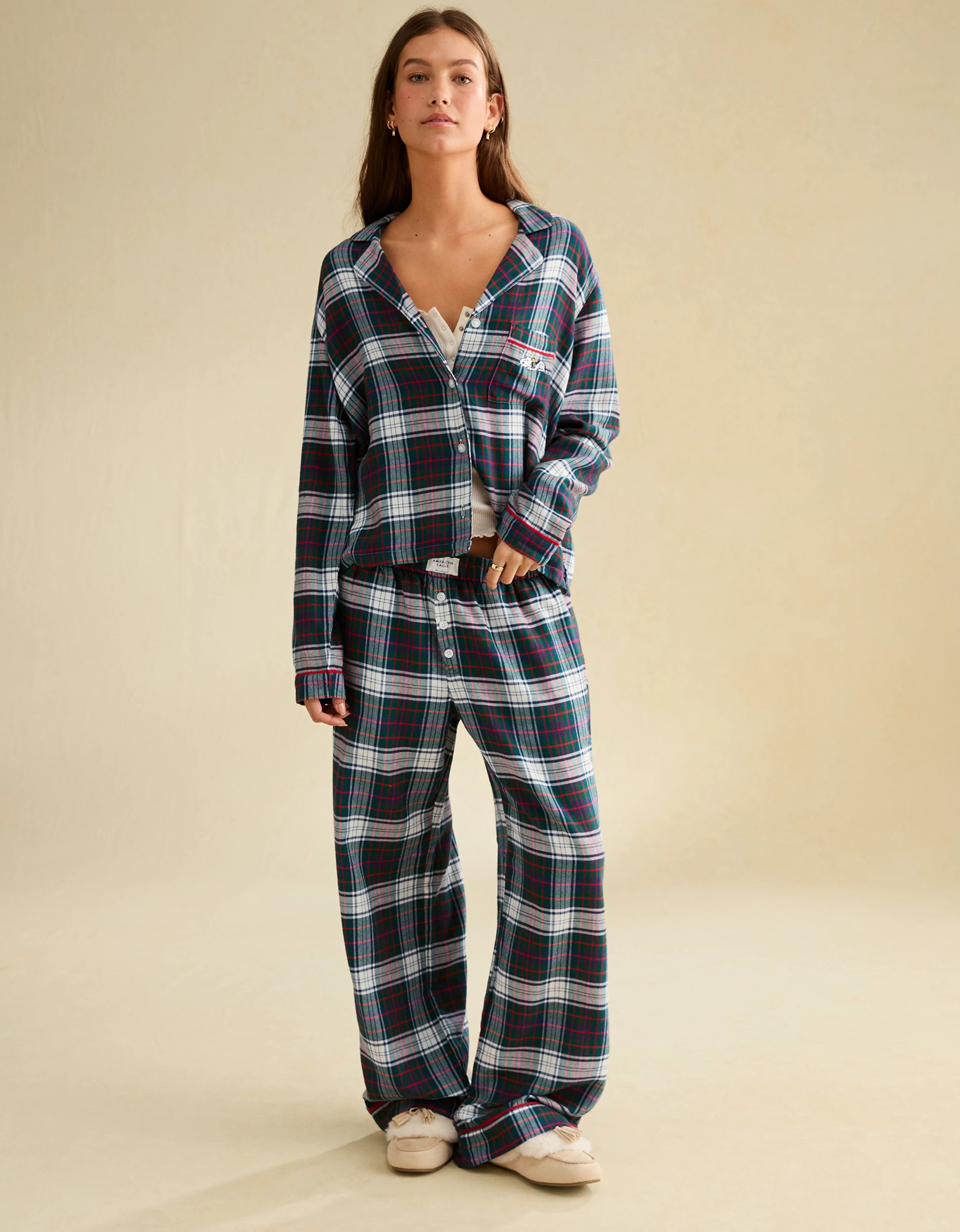 AE Slow Morning Flannel PJ Pants | American Eagle Outfitters (US & CA)