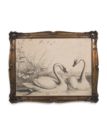 16x20 Two Swans Wall Art | TJ Maxx