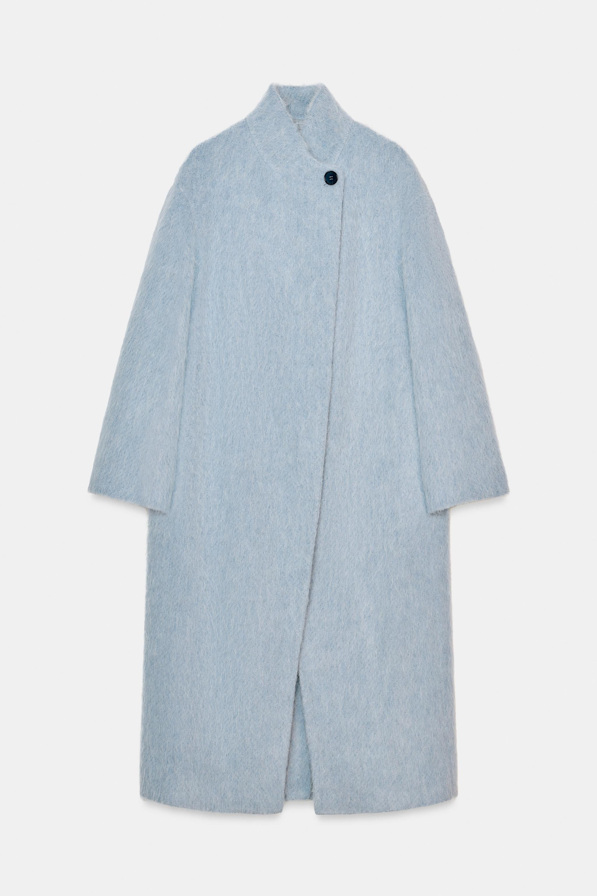 ZW COLLECTION STRAIGHT WOOL COAT | Zara US