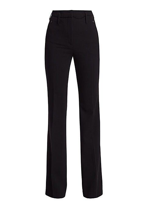 Akris Women's Farrah Stretch-Wool Pants - Black - Size 2 | Saks Fifth Avenue