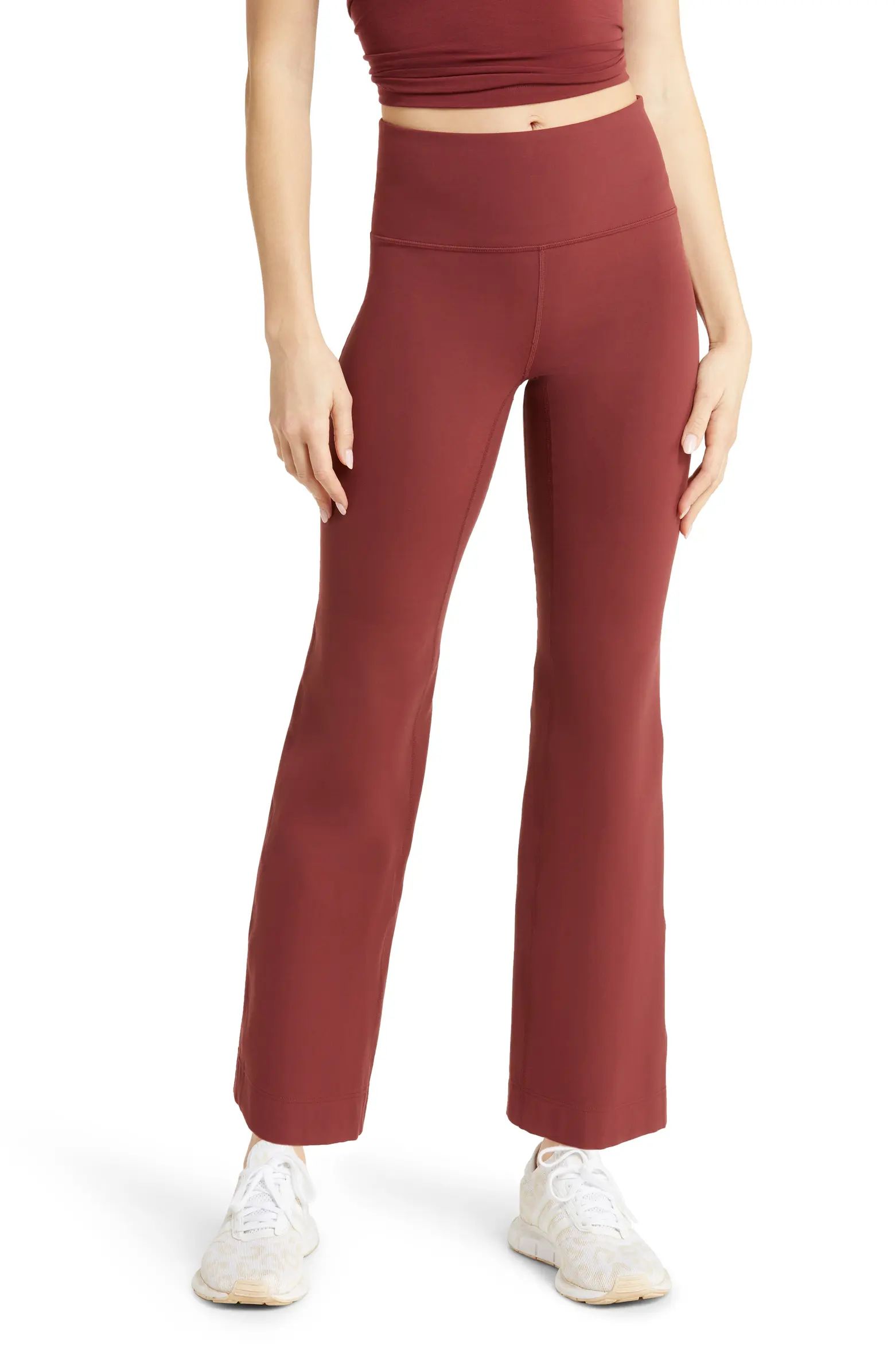 Studio Luxe High Waist Flare Ankle Pants | Nordstrom