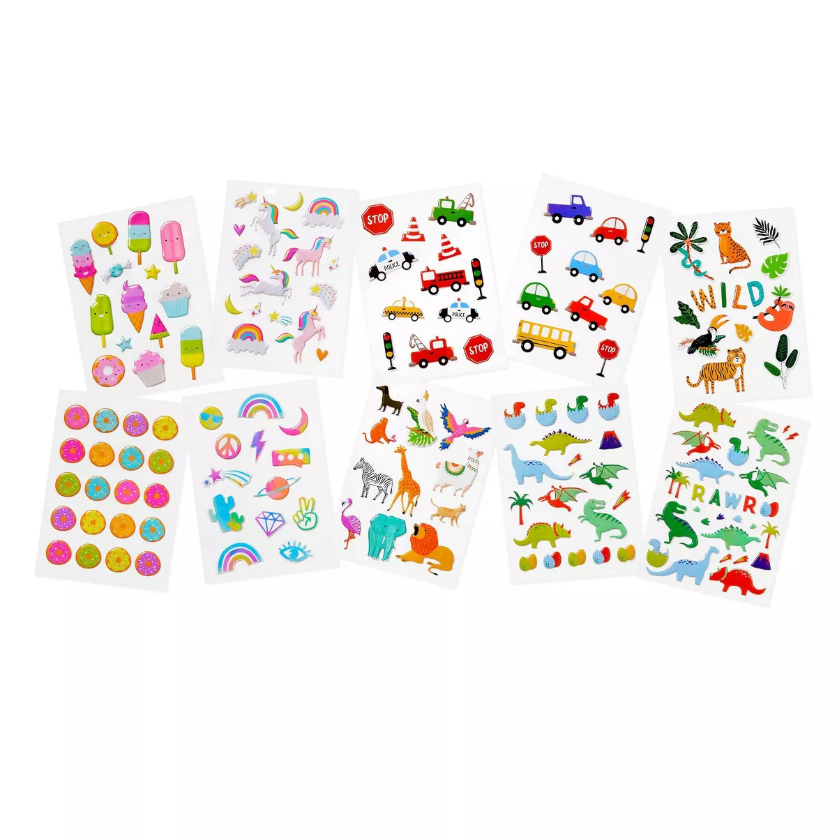 157ct 3D Puffy Stickers - Mondo Llama™ | Target