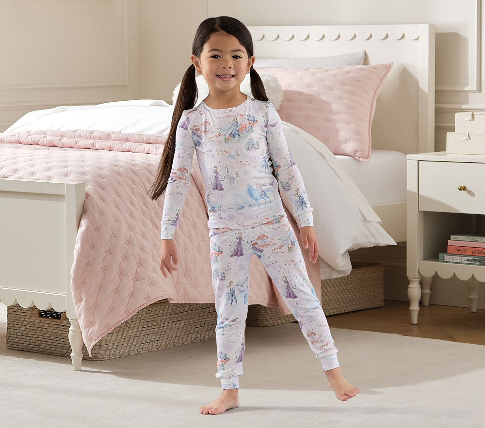 Disney Frozen Enchanted Forest Tight Fit Kid Pajama Set | Pottery Barn Kids