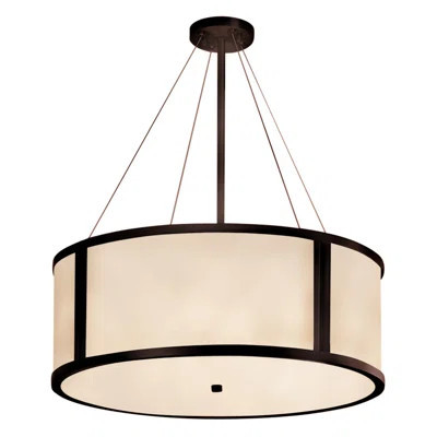 Brey 8 - Light Shaded Drum Chandelier | Wayfair North America