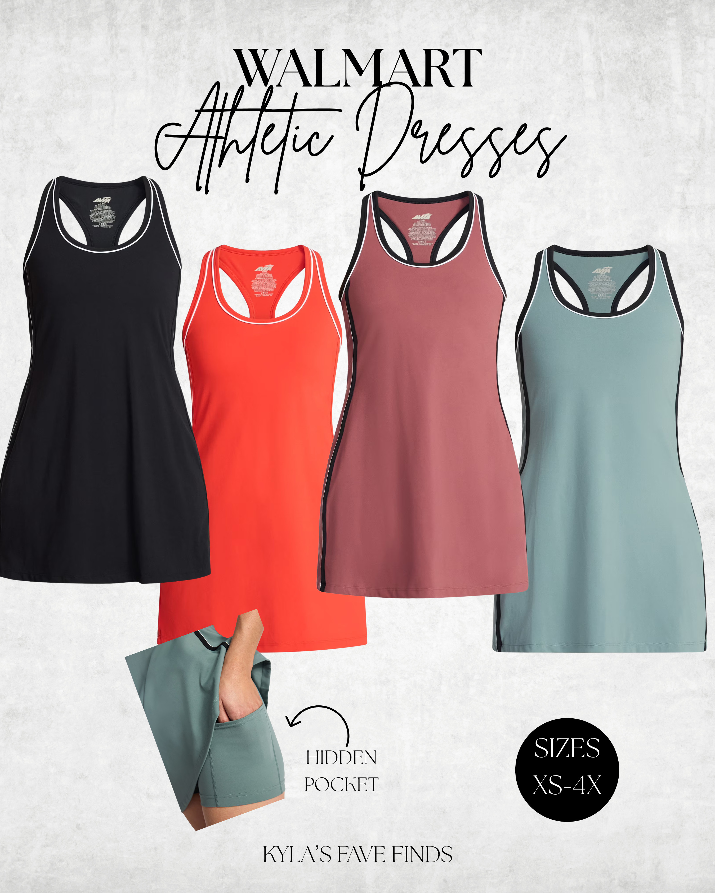 These Walmart athletic dresses are giving effortless sporty style ✨ Perfect for workouts, errands, pickleball days, walks, or casual summer outfits. Loving the built-in shorts, hidden pockets, and flattering fit — plus they come in so many cute colors and inclusive sizing XS-4X! Affordable activewear finds that look way more expensive. 

 #LTKootd #LTKmomlife #LTKMidsize