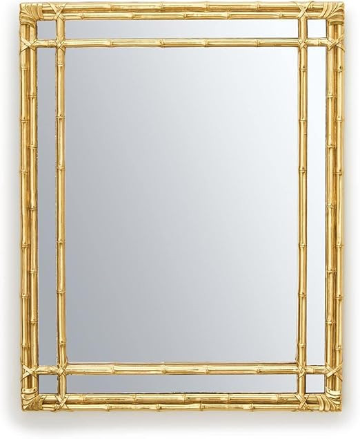 Two's Company Golden Bamboo Hanging/Standing Mirror | Amazon (US)