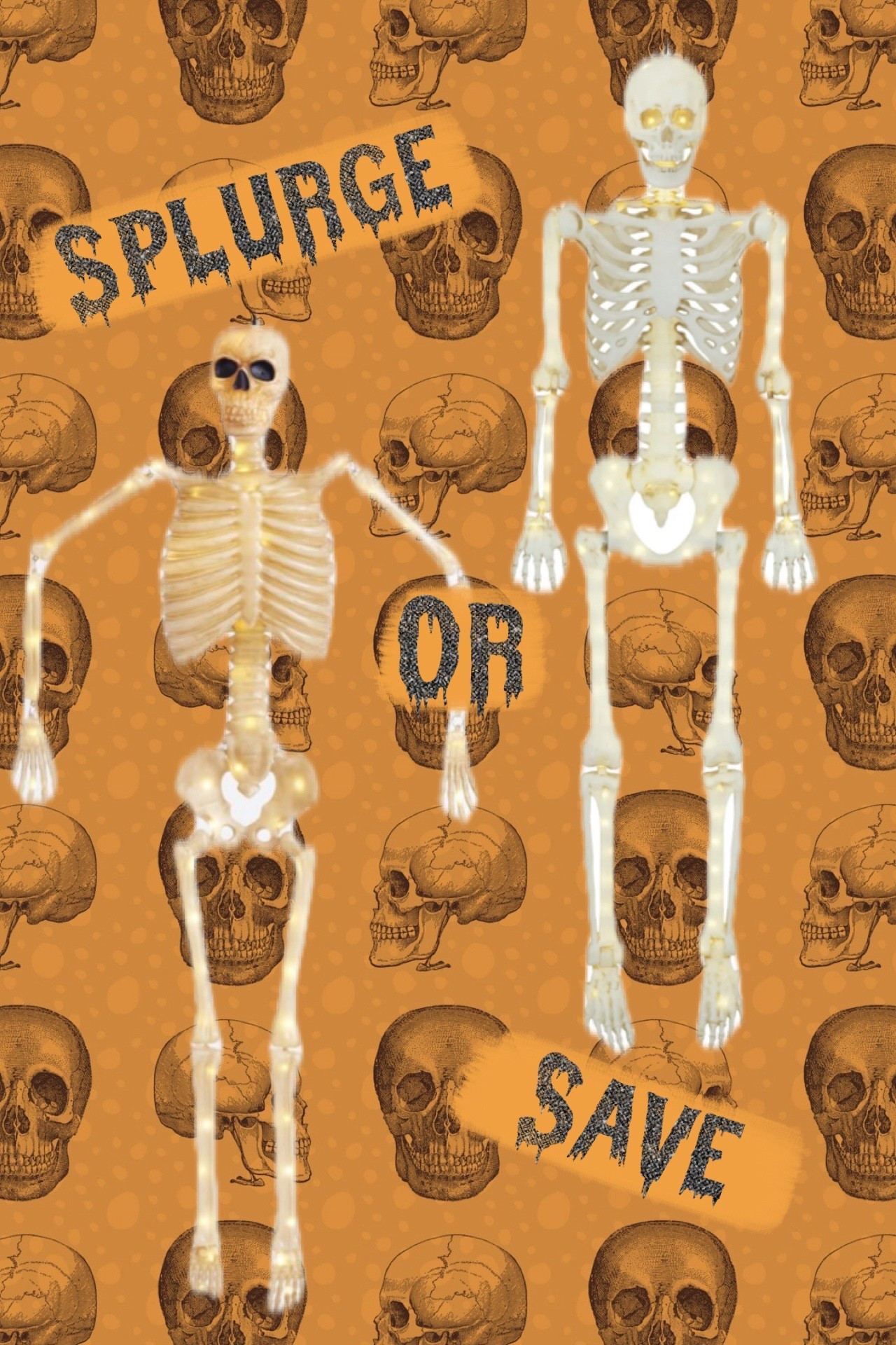 Mr. Bones or his more affordable cousin?! This Walmart dupe is less than a third of the price of the Pottery Barn fellow!

#LTKSeasonal #LTKHome #LTKFindsUnder50