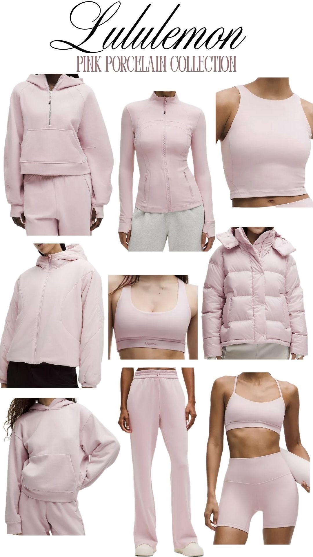 Currently loving Lululemon’s Pink Porcelain 🤍
Soft, neutral, and easy to style. @lululemon 

#LTKValentine #LTKActive #LTKootd